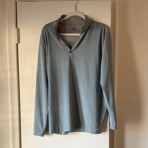 GenTeal Men's Blue Quarter-Zip Performance Jacket